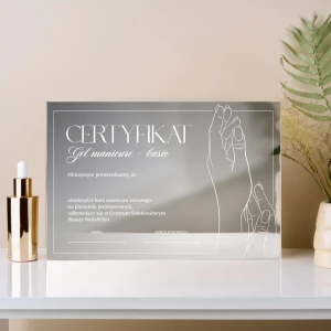 Lustrzany Certyfikat wzór 6