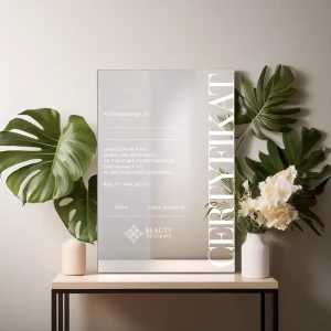 Lustrzany Certyfikat wzór 2