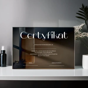 Pleksowy Certyfikat - czarny lub biały wzór 17