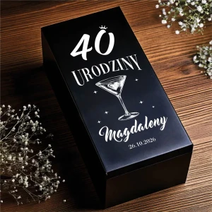 Spersonalizowane pudełko na urodziny- Wzór 7