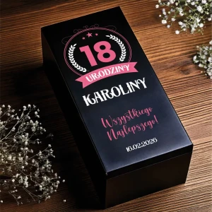 Spersonalizowane pudełko na urodziny- Wzór 6
