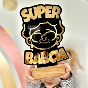 Statuetka dla Super Babci - prezent z okazji Dnia Babci