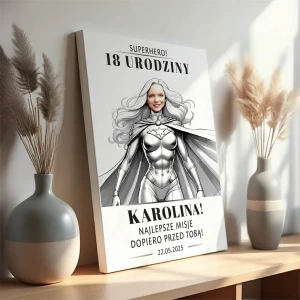 Personalizowany obraz na płótnie – Prezent na urodziny