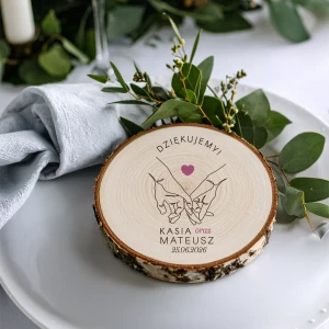 Magnesy na plastrze brzozy- podziękowania dla gości WZÓR 12