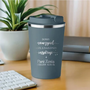 Personalizowany kubek termiczny dla nauczyciela- wzór 4