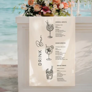 Nadruk na materiale Drink Bar 1