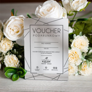 Voucher podarunkowy, lustrzany do różnych działalności usługowych - wzór 902