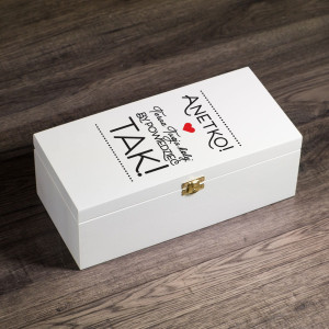 Spersonalizowane pudełko dla świadkowej/ świadka Wzór 252