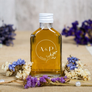 Buteleczka z nadrukiem UV - podziękowania dla gości WZÓR 44
