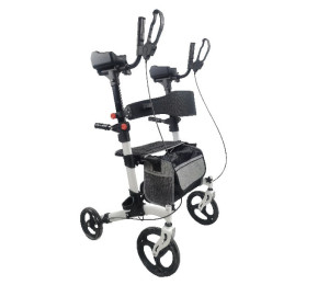 Podpórka rehabilitacyjna 4-kołowa aluminiowa z podparciem łokci. SUPPORT PLUS