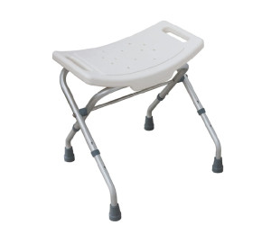 Taboret prysznicowy - składany. Aluminiowy