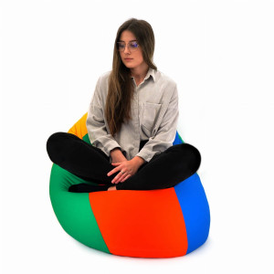 GRUSZKA SENSORYCZNA - BAWEŁNA - 90 CM