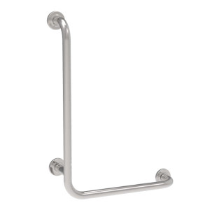 Podpora prysznicowa kątowa z krytym mocowaniem 50×70 cm INOX