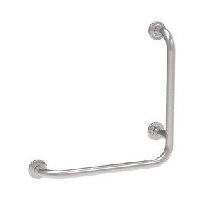 Podpora prysznicowa kątowa z krytym mocowaniem 50×50 cm INOX