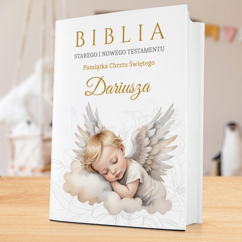 Pismo Święte na chrzest dla chłopca - Czysta dusza