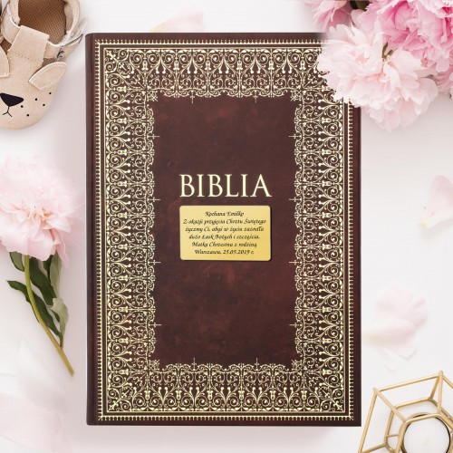 Pismo Święte Starego i Nowego Testamentu z grawerem - Łaska