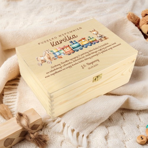 Pudełko wspomnień z nadrukiem dla chłopca - Podróż życia