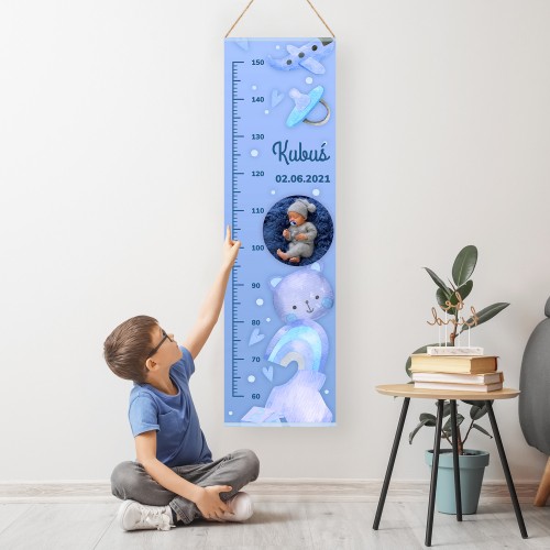 Miarka wzrostu ze zdjęciem i imieniem - Kształty i Pojazdy