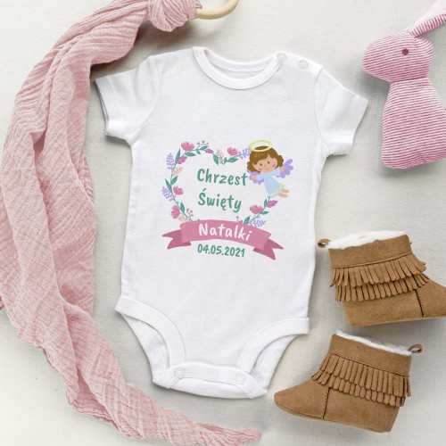 Body dziecięce r. 68 na chrzest dla dziewczynki - Boska uroczystość