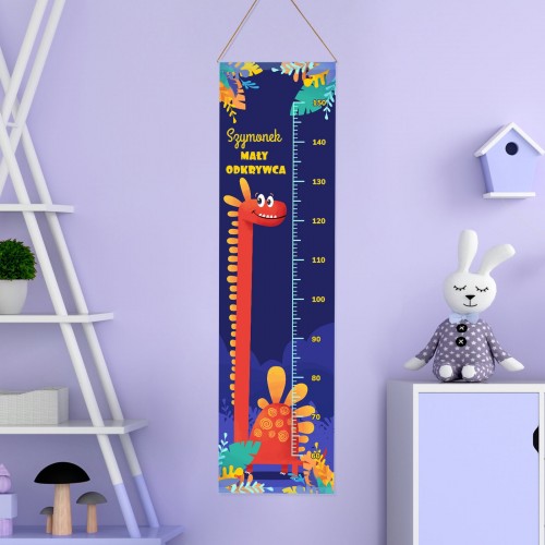 Miarka wzrostu dla dziecka z nadrukiem - Mały Odkrywca