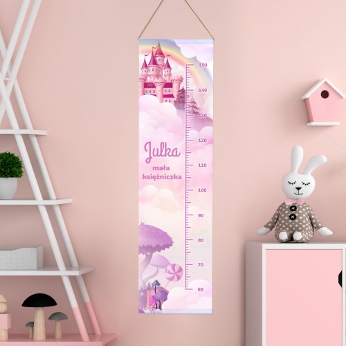 Miarka wzrostu z nadrukiem dla dziecka - Mała Księżniczka