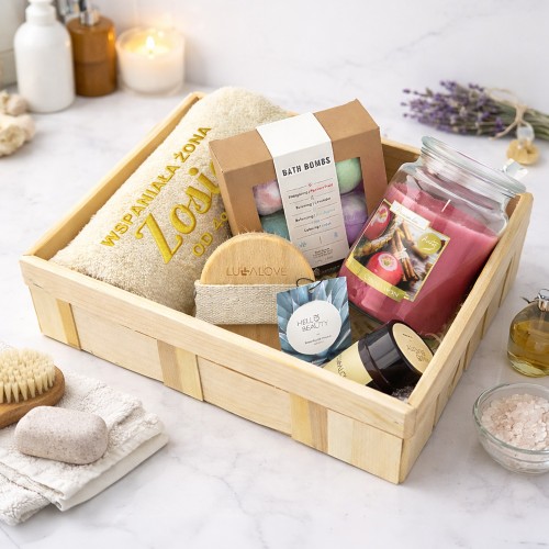 Zestaw SPA ze szczotką Lullalove® na 40 rocznicę ślubu - Wspaniała żona