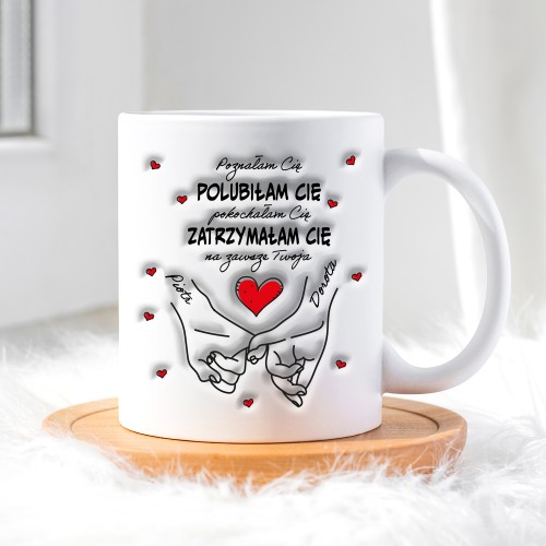 Kubek z nadrukiem dla ukochanego - Na zawsze Twoja