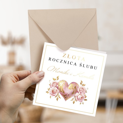 Kartka na 50 rocznicę ślubu - Jedno ogniwo