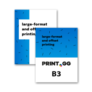 Plakaty dwustronne B3 (336 x 480 mm)