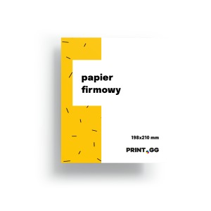 Papier firmowy 198 x 210 mm