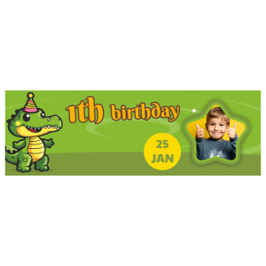 Baner urodzinowy personalizowany - wzór 7