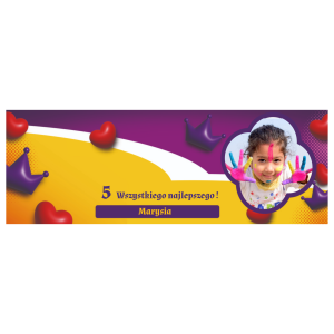 Baner urodzinowy personalizowany - wzór 8
