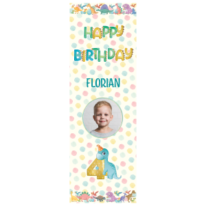 Baner urodzinowy personalizowany - wzór 4a