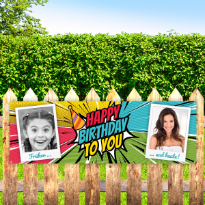 Baner urodzinowy personalizowany - wzór 11
