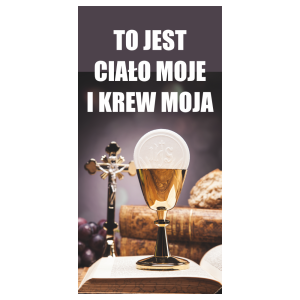 Baner na Boże Ciało - wzór 28