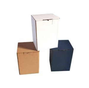 Karton e-commerce FEFCO215 Fala E 75x75x105mm biały zewn.