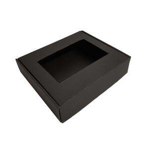 Karton fasonowy F427 293x257x71mm Fala E czarny dwustronnie