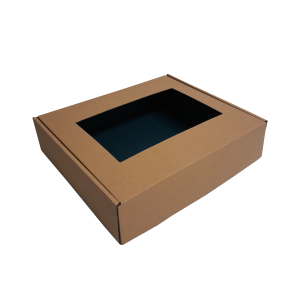 Karton fasonowy F427 293x257x71mm Fala E modry wewnętrznie