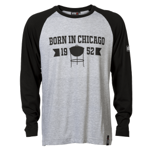 Koszulka unisex z długim rękawem „Born in Chicago”