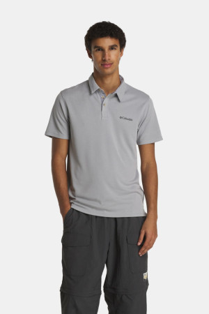 Columbia Nelson Point Polo Grijs M