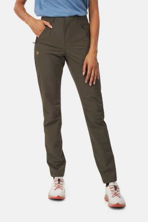 Fjällräven Abisko Trail Stretch damesbroek Groen 34 Regular
