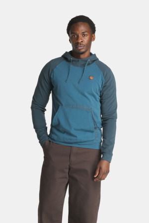 E9 SQU-DUB Longsleeve Hoodie Blauw L