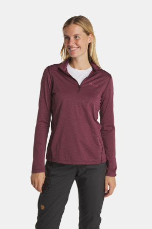 Jack Wolfskin Sky Thermal HZ Thermoshirt Dames Rood S