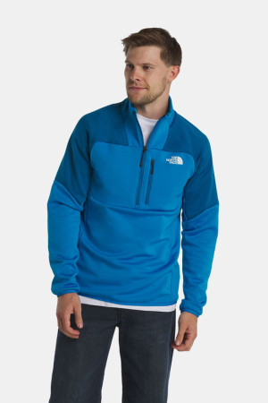 The North Face Meteora 1/4 Zip Fleecetrui Blauw L