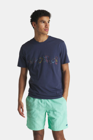 Royal Robbins RR Graphic T-Shirt Blauw XL