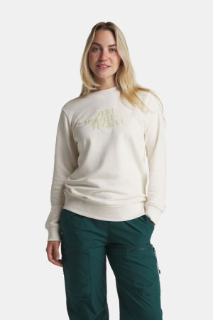 The North Face Drew Peak Light Crew Trui Dames Wit XL