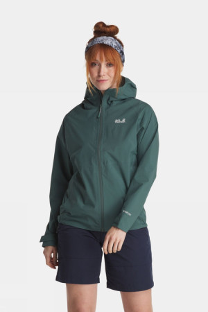 Jack Wolfskin Prelight 2.5L LT Hardshell Jas Dames Groen M