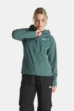 Jack Wolfskin Skyvail Softshell Jas Dames Groen XXL