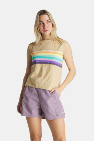 KAVU Tuva Tanktop Dames Bruin M