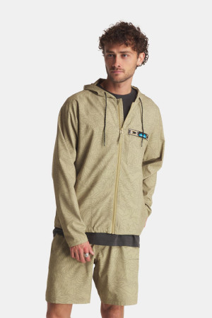 KAVU River Throwshirt Zomerjas Bruin S